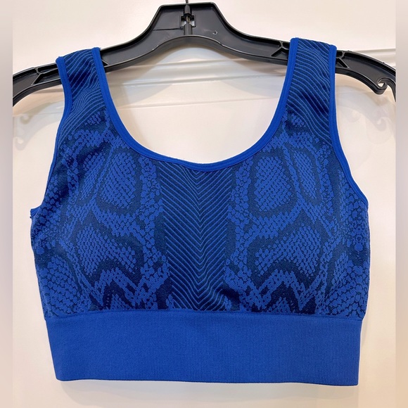 Blue snake print fitness set - Picture 4 of 8